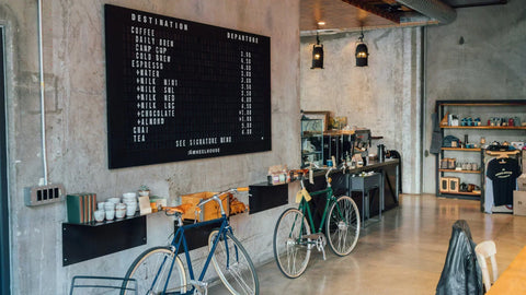 cafe y ciclismo