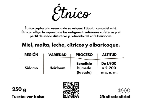 Étnico | Etiopía | 1 kg
