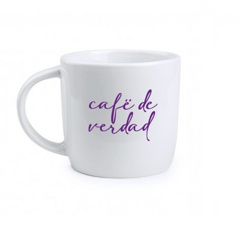Taza «cafë de verdad»