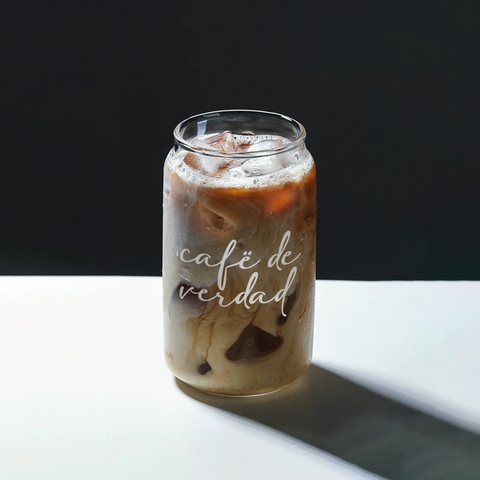 Vaso «cafë de verdad»