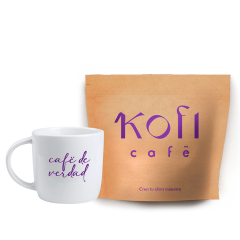 Pack Taza «cafë de verdad»