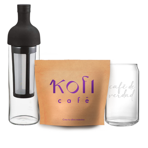 Pack Cold Brew Color Negra + Vaso