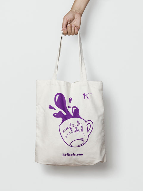 Tote Bag «cafë de verdad»