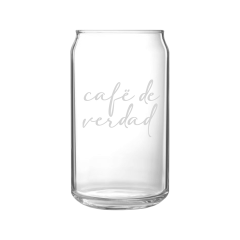 Vaso «cafë de verdad»